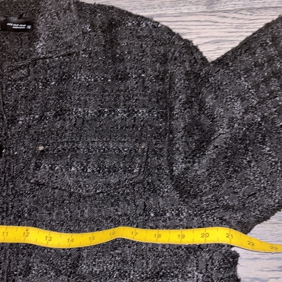 Zara TEXTURED WEAVE OVERSIZED WOOL BLEND JACKET - Picture 9 of 17